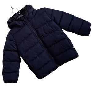 THE CHILDREN'S PLACE NWOT Toddler Boys 3 Navy Blue Hooded Puffer Jacket